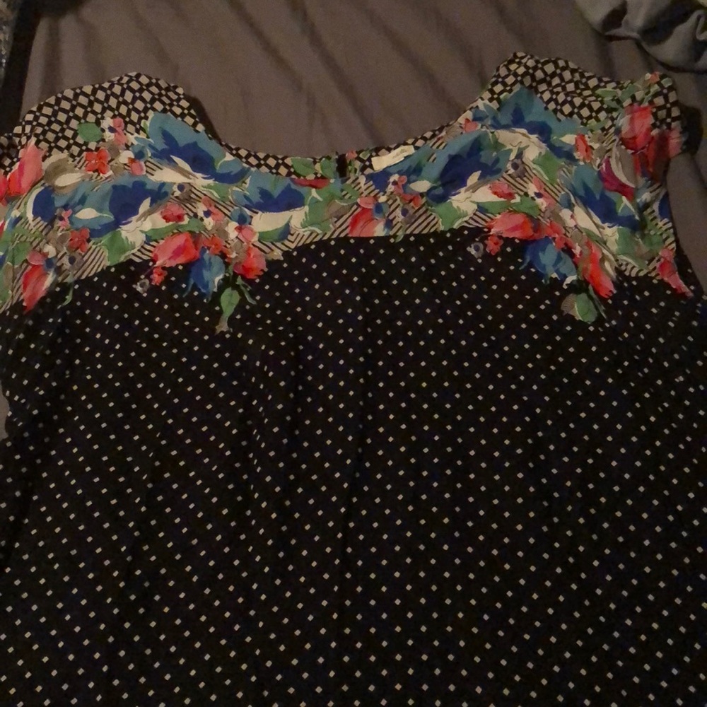 Anthropologie Cap sleeve Blouse